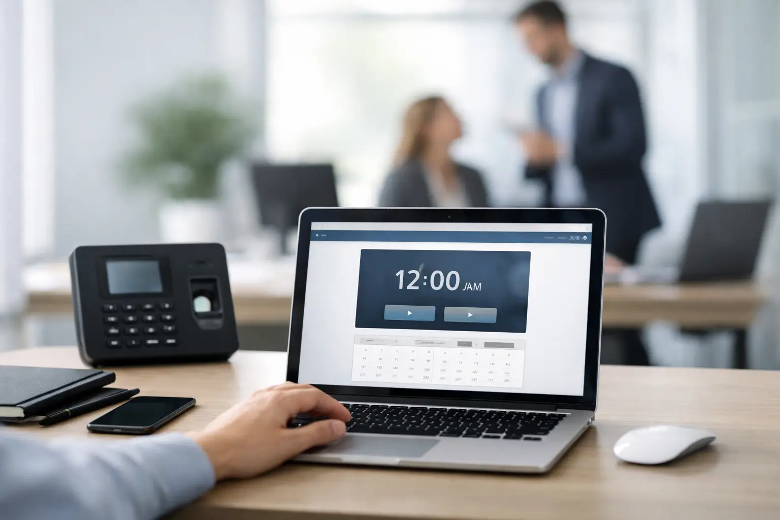 Ilustración: Reloj checador web para empresas: qué mirar